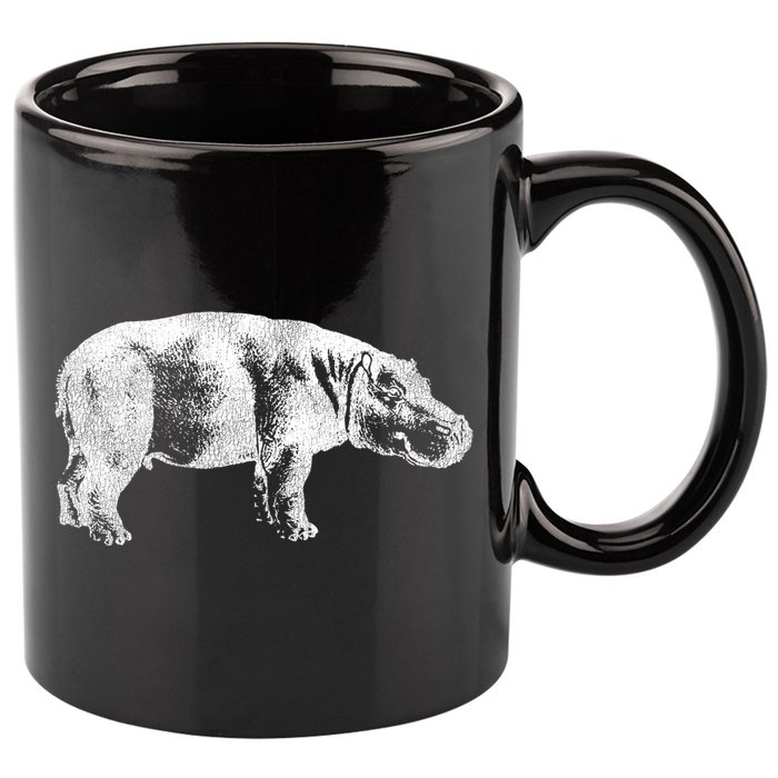Hippopotamus Hippo Gift 11oz C Handle Ceramic Mug