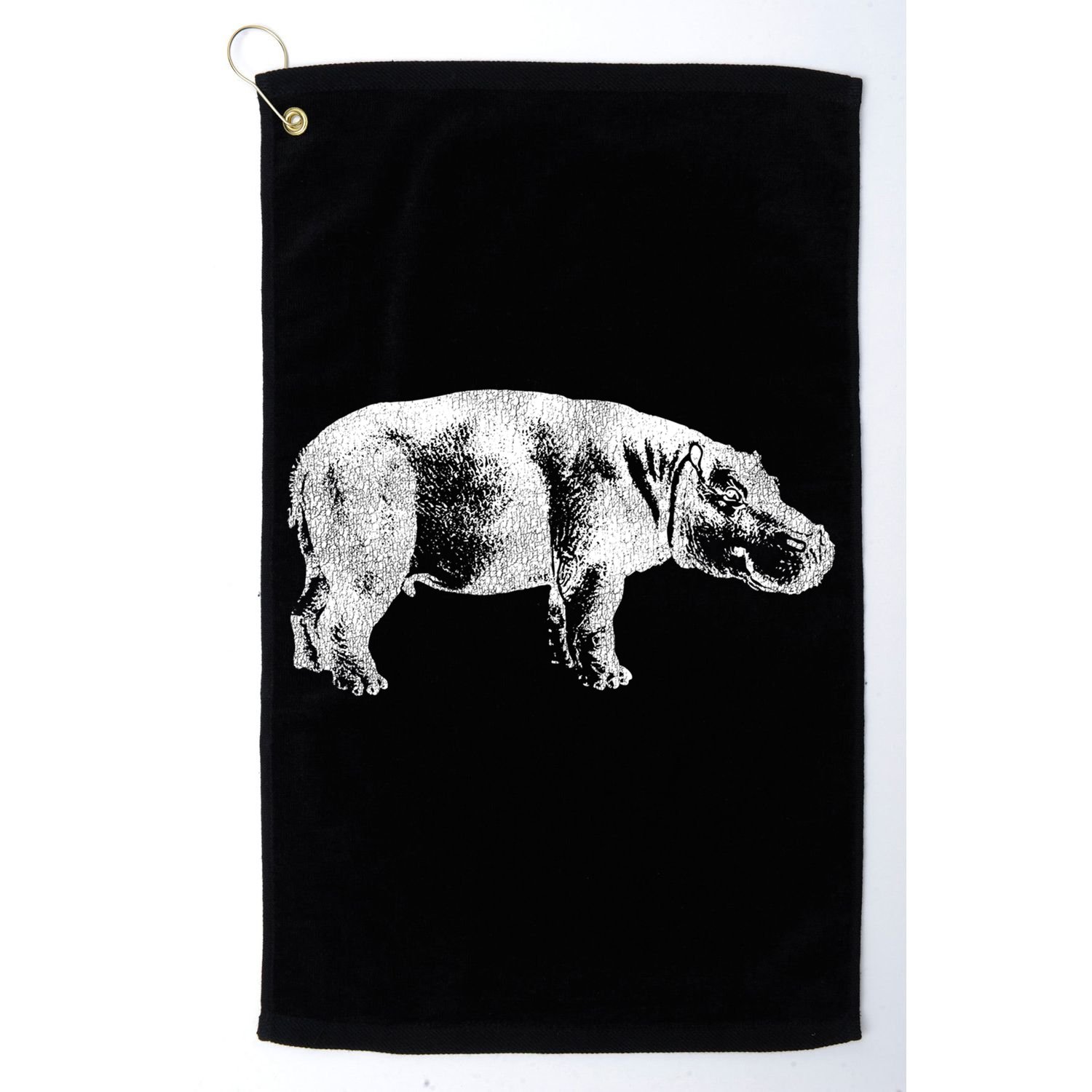 Hippopotamus Hippo Gift Golf Towel