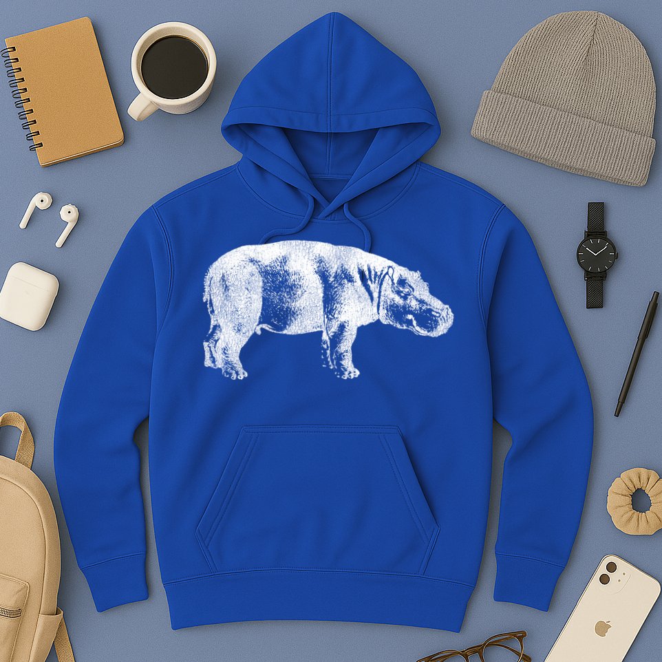 Hippopotamus Hippo Gift Hoodie