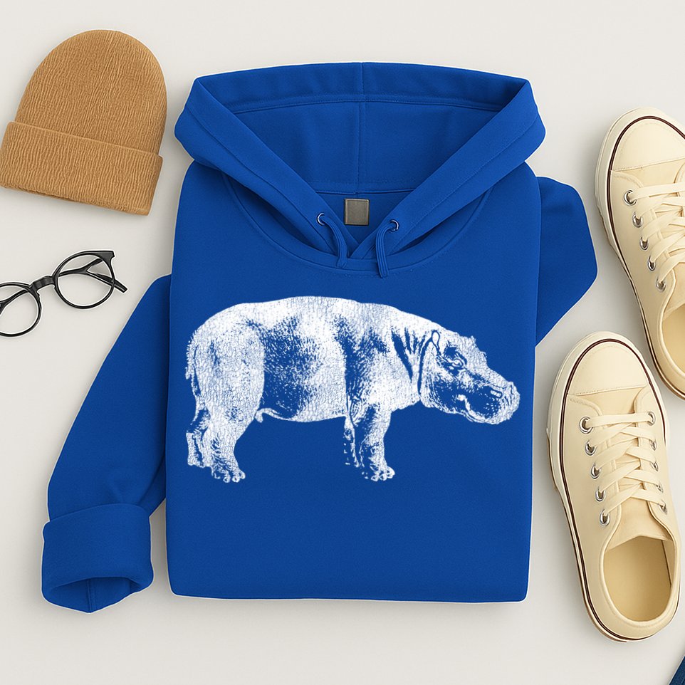Hippopotamus Hippo Gift Hoodie