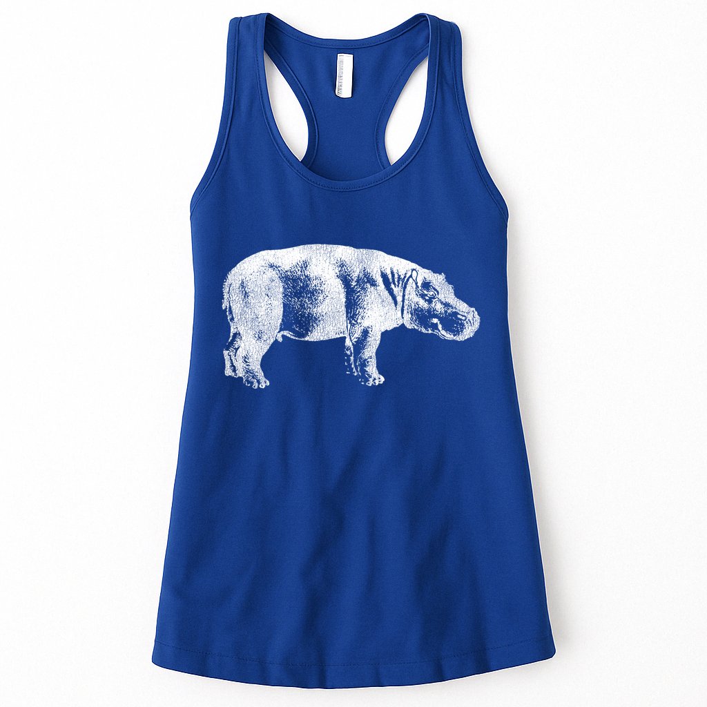 Hippopotamus Hippo Gift Womens Tank Top