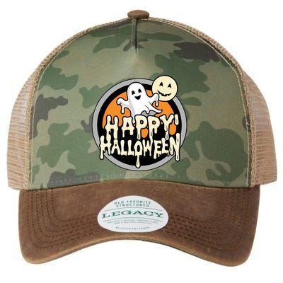 Happy Halloween Ghost Cute And Spooky Legacy Tie Dye Trucker Hat