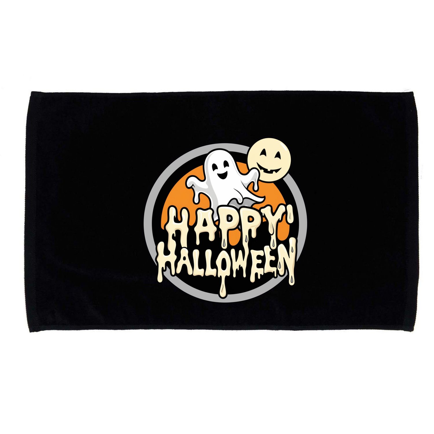 Happy Halloween Ghost Cute And Spooky Microfiber Hand Towel