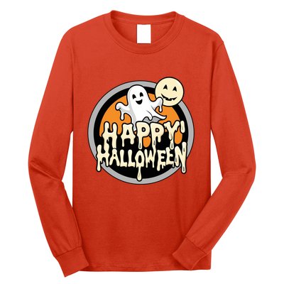 Happy Halloween Ghost Cute And Spooky Long Sleeve Shirt
