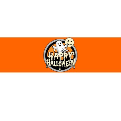 Happy Halloween Ghost Cute And Spooky Bumper Sticker