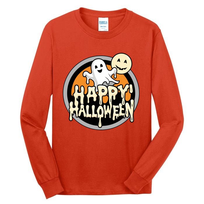 Happy Halloween Ghost Cute And Spooky Tall Long Sleeve T-Shirt