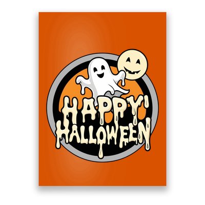 Happy Halloween Ghost Cute And Spooky Poster