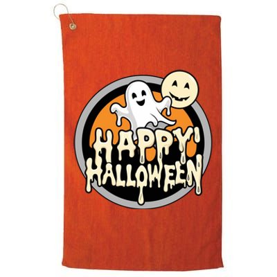 Happy Halloween Ghost Cute And Spooky Platinum Collection Golf Towel