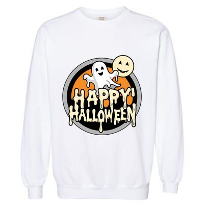 Happy Halloween Ghost Cute And Spooky Garment-Dyed Sweatshirt