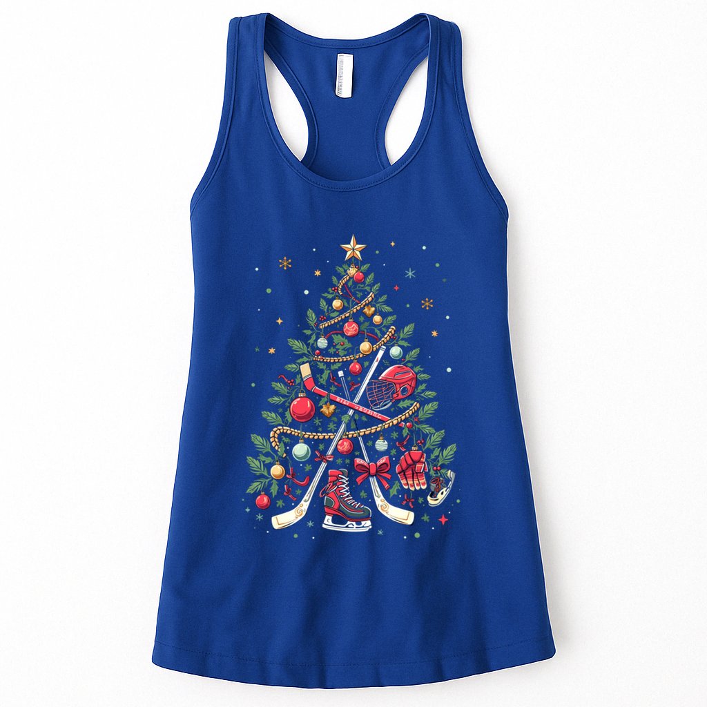 Holiday Hockey Gift Womens Tank Top