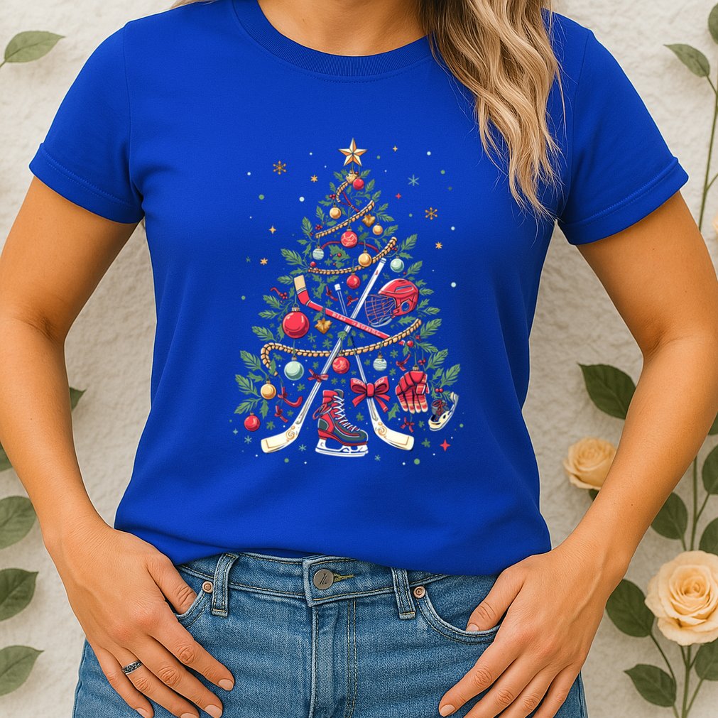 Holiday Hockey Gift Womens T-Shirt
