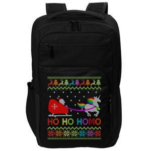 Hoho Homo Gay Christmas Gift Lgbt Pride Lgbtq Proud Ally Impact Tech Backpack