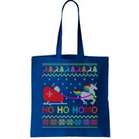 Hoho Homo Gay Christmas Gift Lgbt Pride Lgbtq Proud Ally Tote Bag