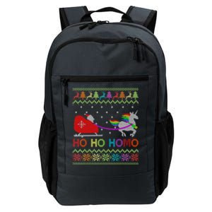 Hoho Homo Gay Christmas Gift Lgbt Pride Lgbtq Proud Ally Daily Commute Backpack