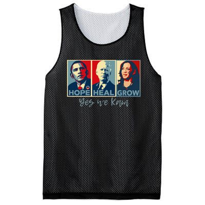 Hope Heal Grow Obama Joe Biden Kamala Harris 2024 Mesh Reversible Basketball Jersey Tank