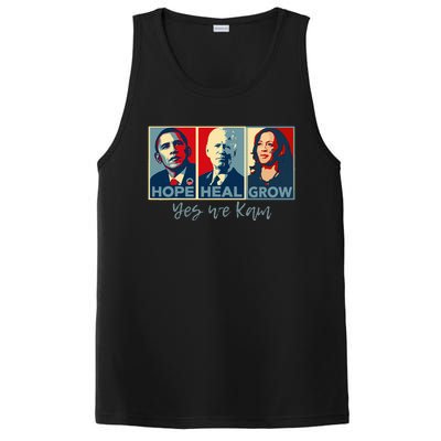 Hope Heal Grow Obama Joe Biden Kamala Harris 2024 PosiCharge Competitor Tank