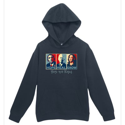 Hope Heal Grow Obama Joe Biden Kamala Harris 2024 Urban Pullover Hoodie