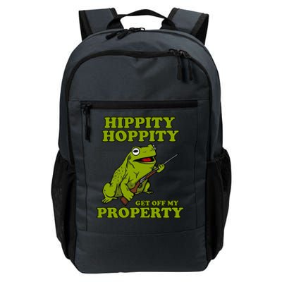 Hippity Hoppity Get Off My Property Frog Daily Commute Backpack