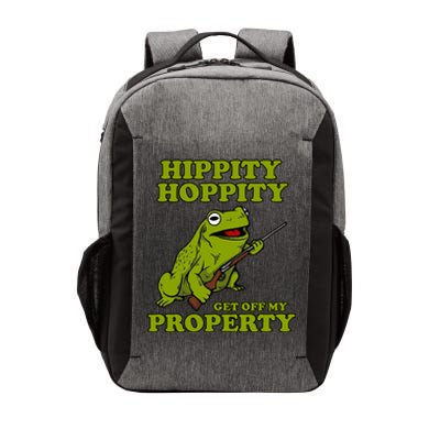 Hippity Hoppity Get Off My Property Frog Vector Backpack