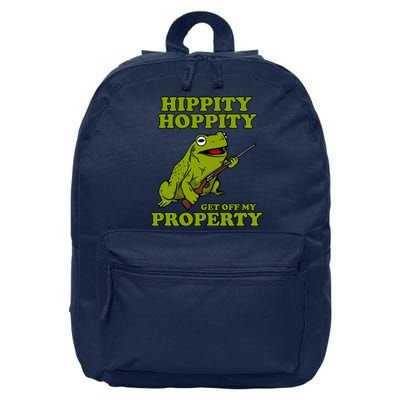 Hippity Hoppity Get Off My Property Frog 16 in Basic Backpack