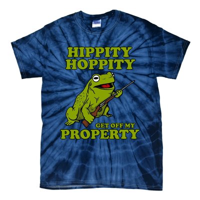 Hippity Hoppity Get Off My Property Frog Tie-Dye T-Shirt