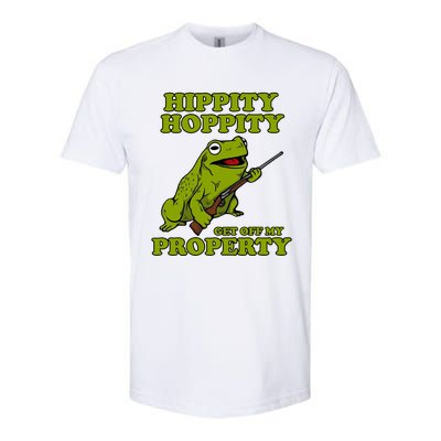 Hippity Hoppity Get Off My Property Frog Softstyle CVC T-Shirt