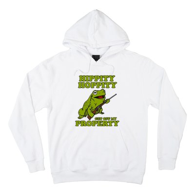 Hippity Hoppity Get Off My Property Frog Hoodie