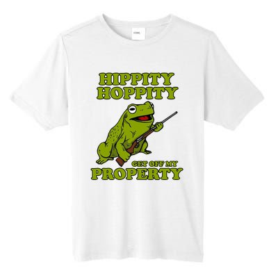 Hippity Hoppity Get Off My Property Frog Tall Fusion ChromaSoft Performance T-Shirt