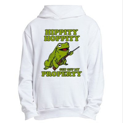 Hippity Hoppity Get Off My Property Frog Urban Pullover Hoodie