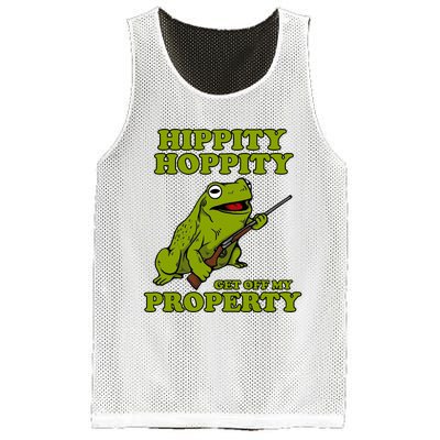 Hippity Hoppity Get Off My Property Frog Mesh Reversible Basketball Jersey Tank