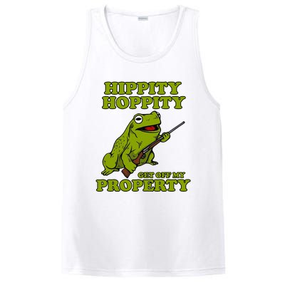 Hippity Hoppity Get Off My Property Frog PosiCharge Competitor Tank