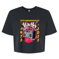 Hip Hop Graffiti Funny 50 Years Old Gift Bella+Canvas Jersey Crop Tee