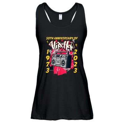 Hip Hop Graffiti Funny 50 Years Old Gift Ladies Essential Flowy Tank