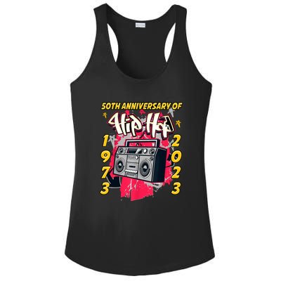 Hip Hop Graffiti Funny 50 Years Old Gift Ladies PosiCharge Competitor Racerback Tank