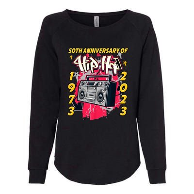 Hip Hop Graffiti Funny 50 Years Old Gift Womens California Wash Sweatshirt