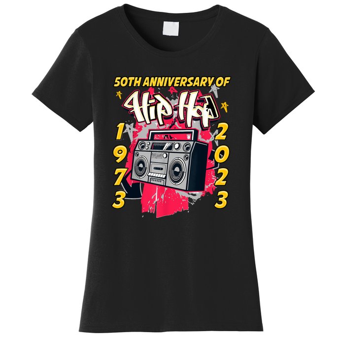 Hip Hop Graffiti Funny 50 Years Old Gift Women's T-Shirt