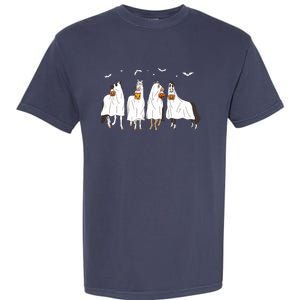 Halloween Horse Ghost Garment-Dyed Heavyweight T-Shirt