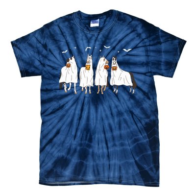 Halloween Horse Ghost Tie-Dye T-Shirt