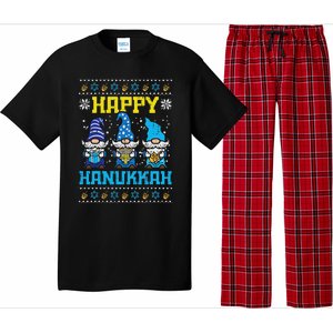 Happy Hanukkah Gnomes Ugly Chanukah Jewish Pajama Set