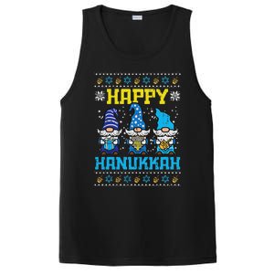 Happy Hanukkah Gnomes Ugly Chanukah Jewish PosiCharge Competitor Tank