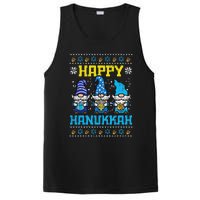 Happy Hanukkah Gnomes Ugly Chanukah Jewish PosiCharge Competitor Tank