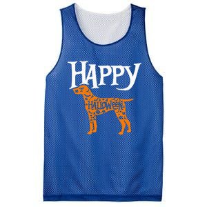 Happy Halloween German Shorthaired Pointer Mesh Reversible Basketball Jersey Tank