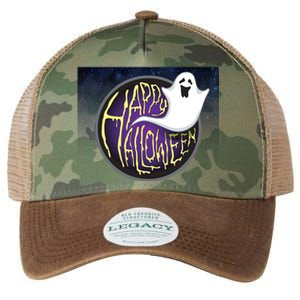 Happy Halloween Ghost Galaxy Legacy Tie Dye Trucker Hat