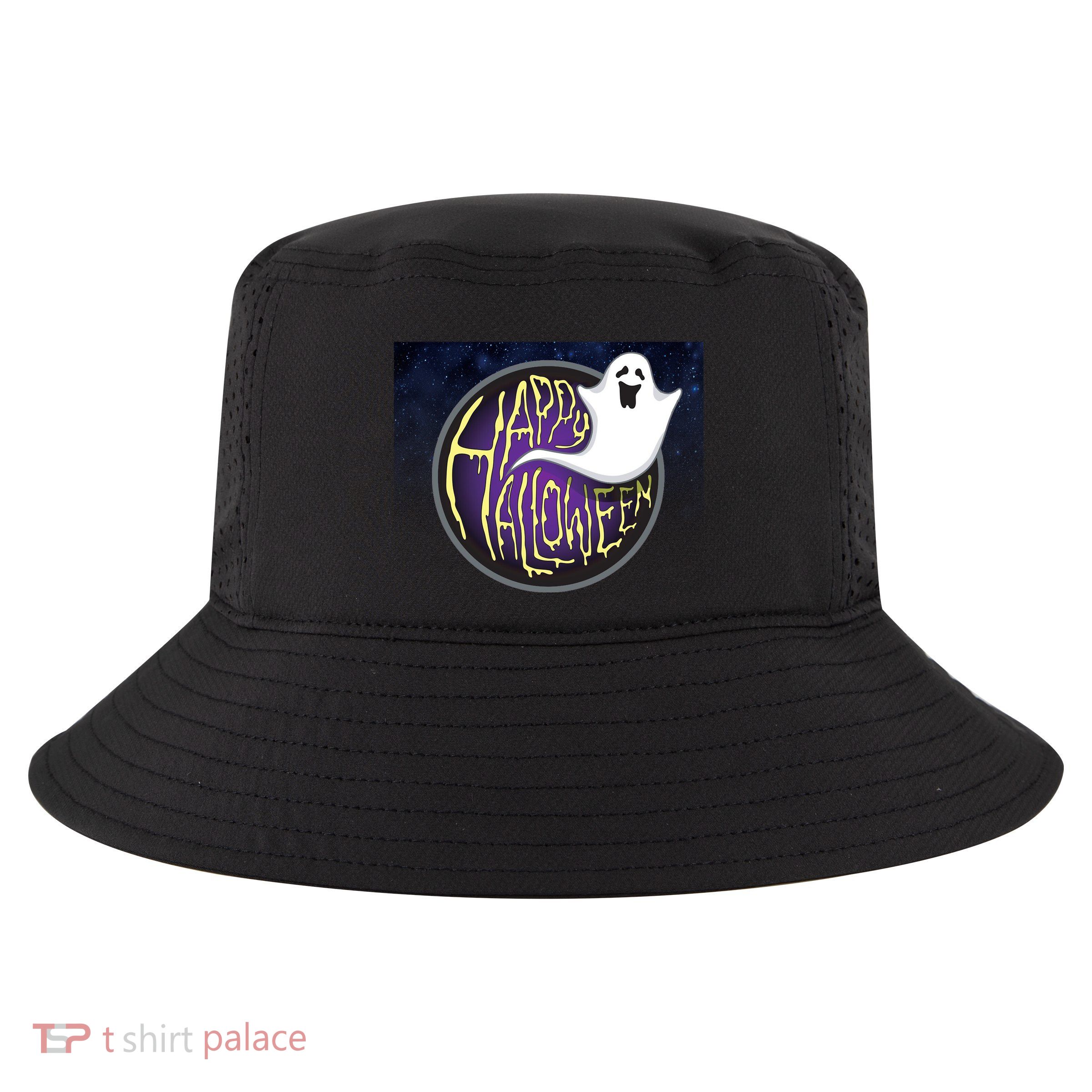 Happy Halloween Ghost Galaxy Cool Comfort Performance Bucket Hat