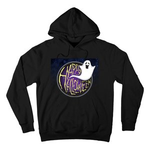 Happy Halloween Ghost Galaxy Hoodie