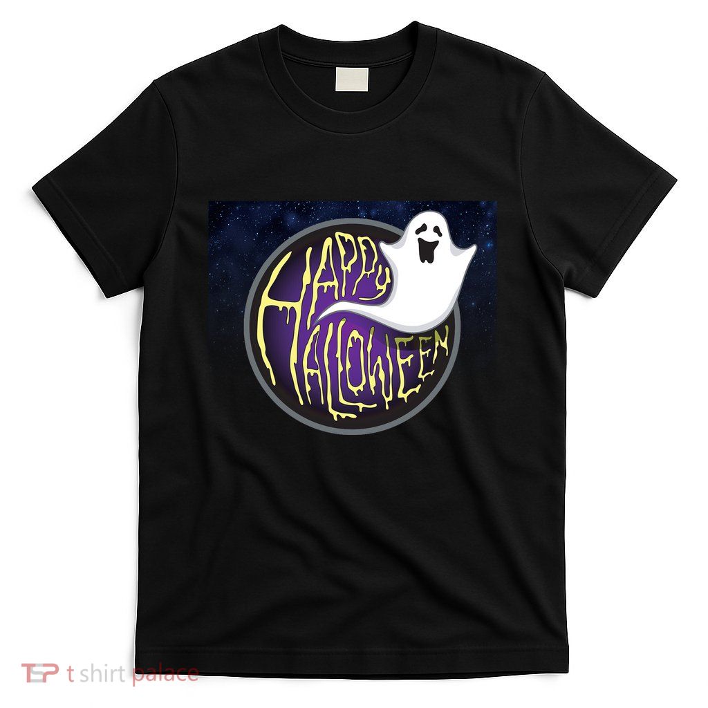 Happy Halloween Ghost Galaxy T-Shirt