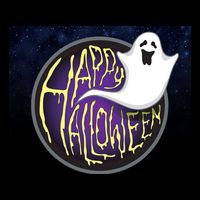 Happy Halloween Ghost Galaxy Sustainable Bucket Hat