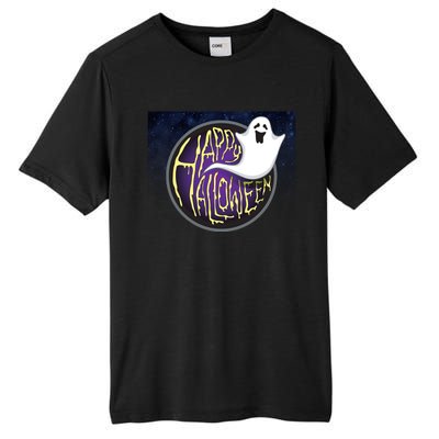 Happy Halloween Ghost Galaxy Tall Fusion ChromaSoft Performance T-Shirt