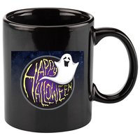 Happy Halloween Ghost Galaxy 11oz C Handle Ceramic Mug