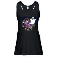 Happy Halloween Ghost Galaxy Ladies Essential Flowy Tank